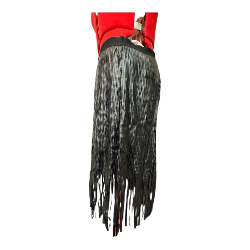Nordstrom Trouvé midi length fringe skirt Large - Picture 3 of 11